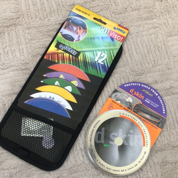 CD visor and Disc/cd/dvd/game protectors bundle. New in factory packaging - Picture 12 of 16